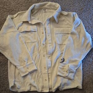 PINK Victoria's Secret Cream Fleece Top